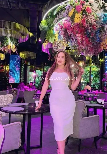 Mackay escorts Pia — 1