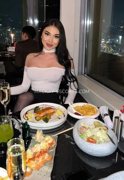 Mackay escorts Eva — 6