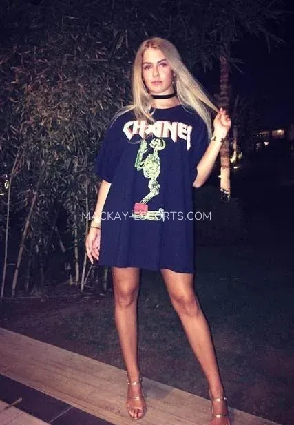 Mackay escorts Lena — 1