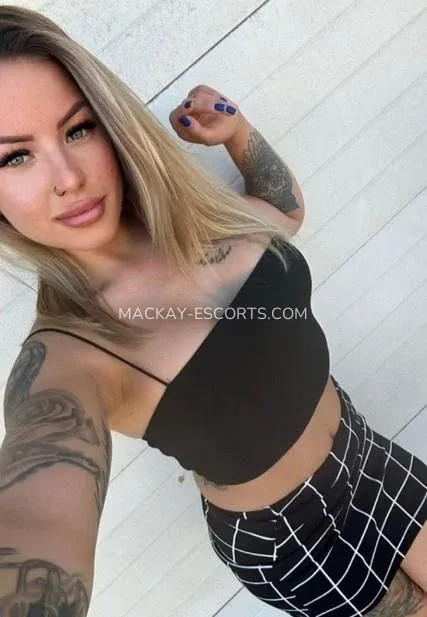 Mackay escorts Gunilla — 3